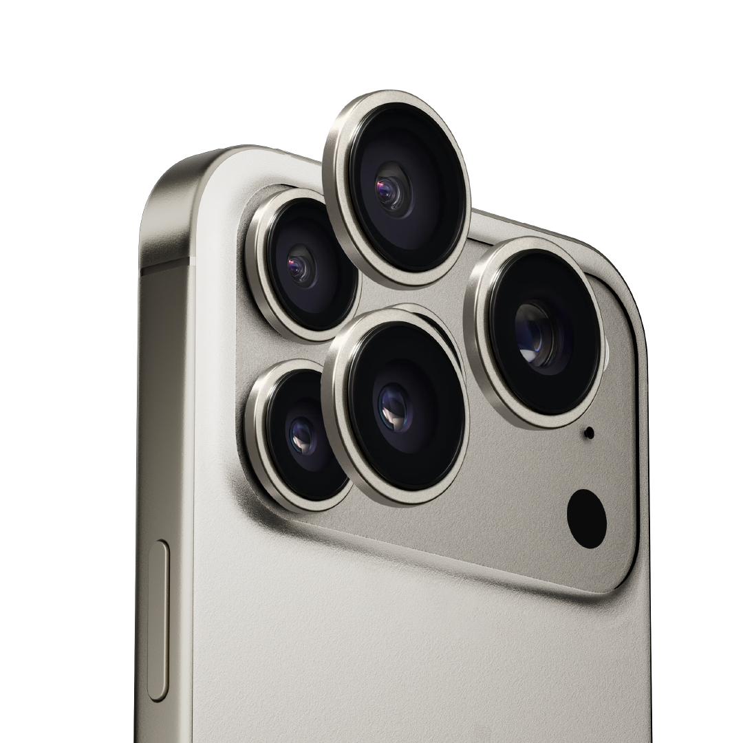Anank 10X Reinforced 99% AR Lens Guard for iPhone 17 Pro / 17 Pro Max | Titanium Gray Anank 10X Reinforced 99% AR Lens Guard for iPhone 17 Pro / 17 Pro Max | Titanium Gray